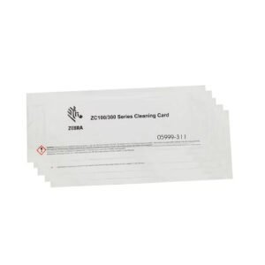 05999-311 KIT DE LIMPIEZA ZEBRA ZC300 ZC100 5 TARJETAS IMPREGNADA CON UNA SOLUCIÓN LIMPIADORA